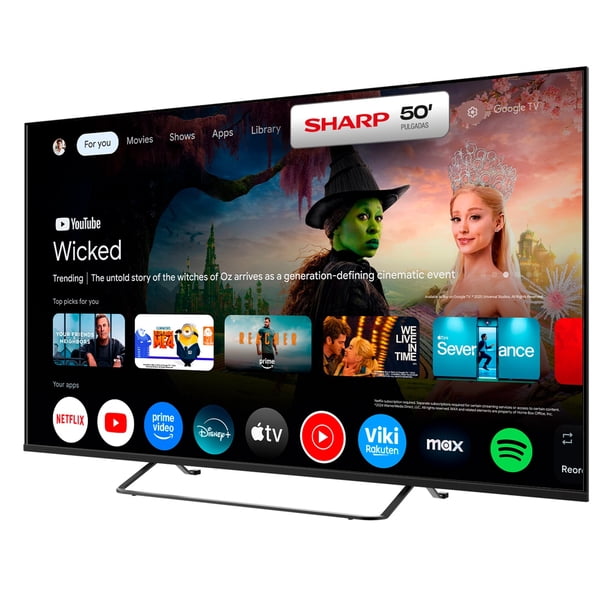 M▽シャープ 液晶テレビ 50インチ 4K スマート 無線LAN (35084) Smart TV Sharp 50