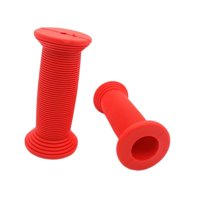 Ioensy - 2 Fundas Antideslizantes Para Manillar De Bicicleta Para Niños, Accesorios Para Montar En Bicicleta, Color Rojo