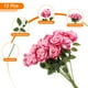 thumbnail image 2 of Rosas Artificiales Uxcell 12 Piezas Rosa Claro, 2 of 3
