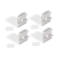 Magideal - 4 Clips Para Sujetar Sábanas, Sujetadores Para Colchones Y Sábanas, Prácticos, Fáciles De Usar, Antideslizantes, Para Regalo, Se Mantienen En Su Lugar Blanco