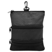 Xusx111 - Bolsa De Golf Accesorios Bolsas De Bolsillo De Objetos De Valor Multi Bolsillo Gancho De Cremallera Para Hombres Mujeres Bolsillo De Cremallera, Clip De Engranajes (Negro)