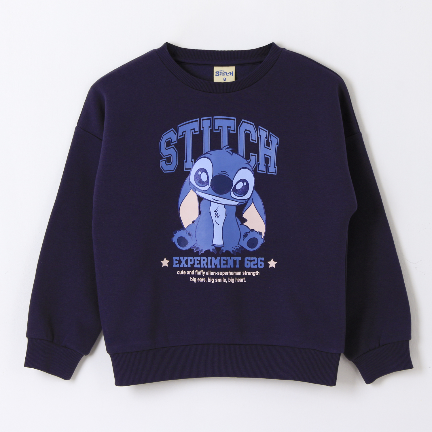 Polerón Cerrado Niña Experiment 626 Lilo Stitch Azul Disney