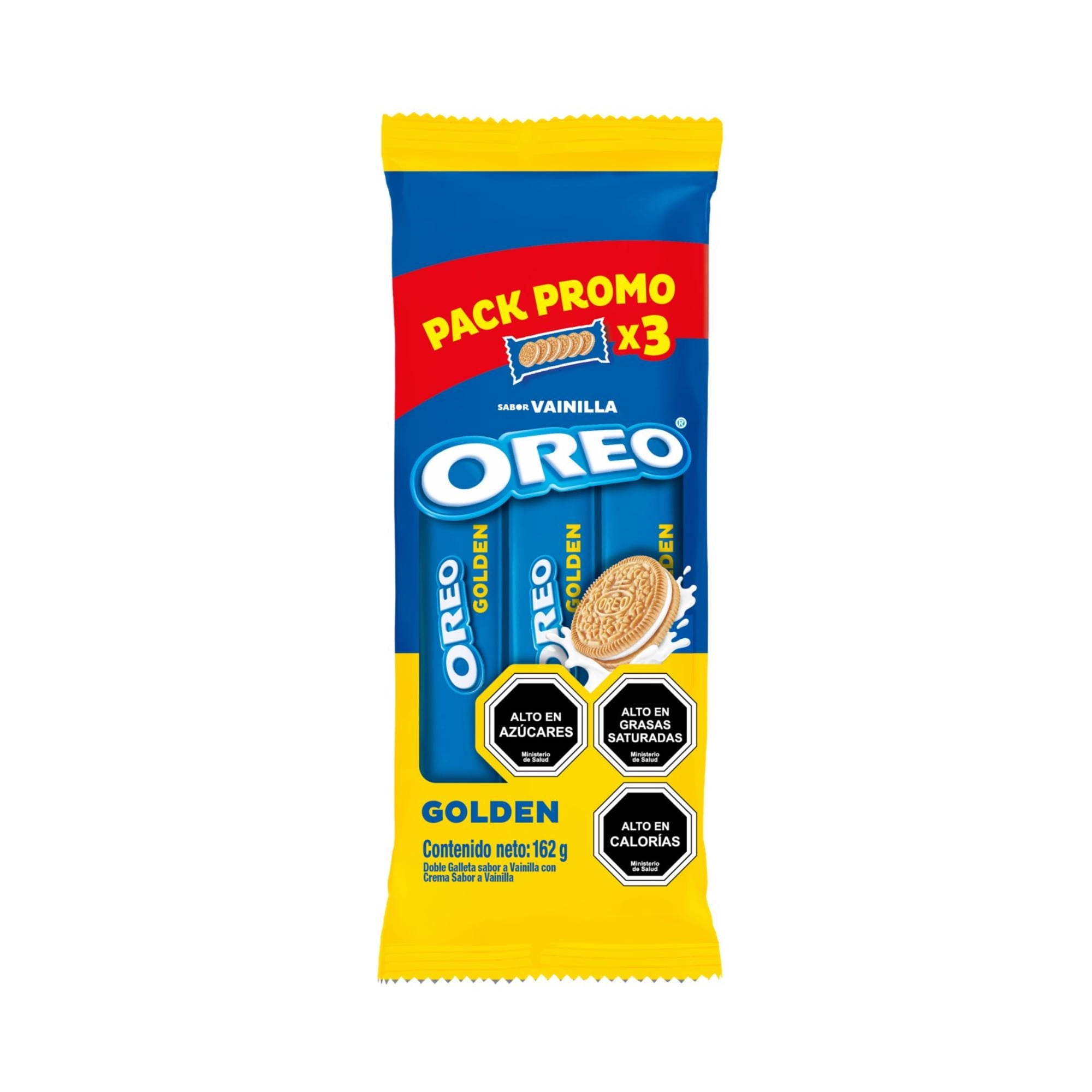 Galletas Oreo Sabor Vainilla 3 Pack X 54g C/u