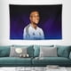 thumbnail image 3 of Kylian Mbappé Tapiz Temático Anti-Bolitas, Regalo Colgante de Pared, Fondo para Habitación, Dormitorio, Fans, Pancarta de Fondo, Suministros de Decoración para Fiesta de Cumpleaños 100*150CM,30", 3 of 6