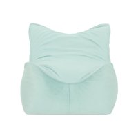 Bodevir - Pouf Potter 1C Felpa Verde Agua