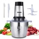 thumbnail image 1 of Procesador de alimentos Qinkada 500W Picadora de carne 3.5L de acero inoxidable, 1 of 7