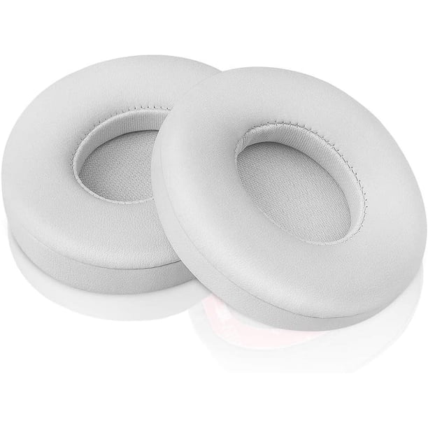 Almohadillas de repuesto para Beats Solo 2 y Solo 3: almohadillas de repuesto de espuma viscoelástica y funda para auriculares inalámbricos Solo 2 y Solo 3.
