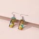 thumbnail image 1 of Vintage Van Gogh Painting Glass Drop Dangle Earrings Artist Delicate Decor For Women Girls 1Pair, 1 of 5