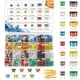 thumbnail image 1 of Kit surtido de fusibles para coche Vrupin, 282 piezas, tipo cuchilla, 1 of 6