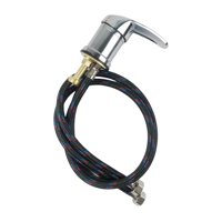 Magideal - Grifo De Champú Para Salón, Cabezal De Ducha De Mano, Repuesto Profesional De Alta Presión, Fregadero De Salón Para Champú, Tazón De Cama, Tubería De Negro Sin Cabeza De Tubo