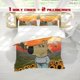 thumbnail image 1 of 3pcs Little Dog Money Printed Three Piece bedding Soft Duvet Cover And Two Pillowcases, 1 of 5