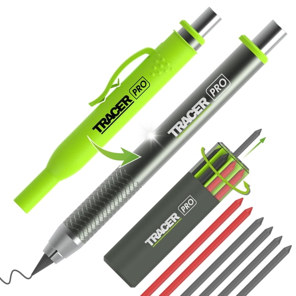 Lápiz Tracer Pro Series Metal 6 Plomos + Porta