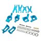 thumbnail image 3 of Brazo De Suspensión De Aleación De Aluminio Y Kit De Asiento C De Buje Delantero Trasero Para Wltoys Rc Car Blue, 3 of 5