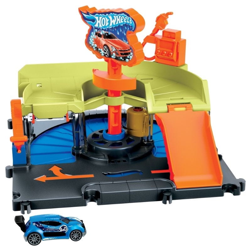 Hot Wheels - Juguetes City Autolavado De La Ciudad