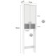 thumbnail image 4 of Estante Gb15Bl Mueble De Baño Blanco, 4 of 4
