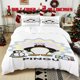 thumbnail image 1 of 3pcs Cute Penguin Printed Bedding Set Soft Duvet Cover with 2 Pillowcases All Season Comfort, 1 of 5