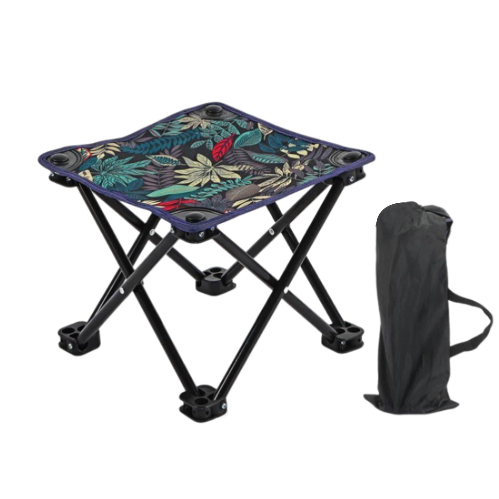 Magideal - Taburete Plegable Reclinable Reposapiés Multifunción Con Bolsa De Transporte Fácil De Llevar Reposapiés Plegable Silla De Camping Para Viajes Festival