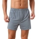 thumbnail image 1 of INSPIRE CHIC Bóxers de Algodón Cómodos y Transpirables para Hombre, a Rayas y de Cintura Media, Talla 36 Gris, 1 of 5