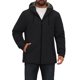 thumbnail image 1 of INSPIRE CHIC Chaqueta de Invierno para Hombre con Capucha y Forro de Felpa Acolchado con Cremallera Completa XL Negro, 1 of 5