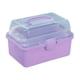 thumbnail image 3 of Organizador Estuche De Almacenamiento Organización Del Hogar Cajas De Almacenamiento Transparentes Multifuncionales Violeta, 3 of 3