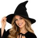thumbnail image 1 of Sombrero de bruja JOVANJA negro de lana, 56‑58 cm, con pico, 1 of 7
