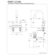 thumbnail image 2 of Grifo para lavabo Kingston Brass Governor níquel cepillado, 2 of 2