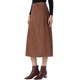 thumbnail image 4 of INSPIRE CHIC Falda Midi de Pana para Mujer con Cintura Alta Elástica y Bolsillos, Falda Casual en Línea A, Talla L, Marrón Oscuro, 4 of 6