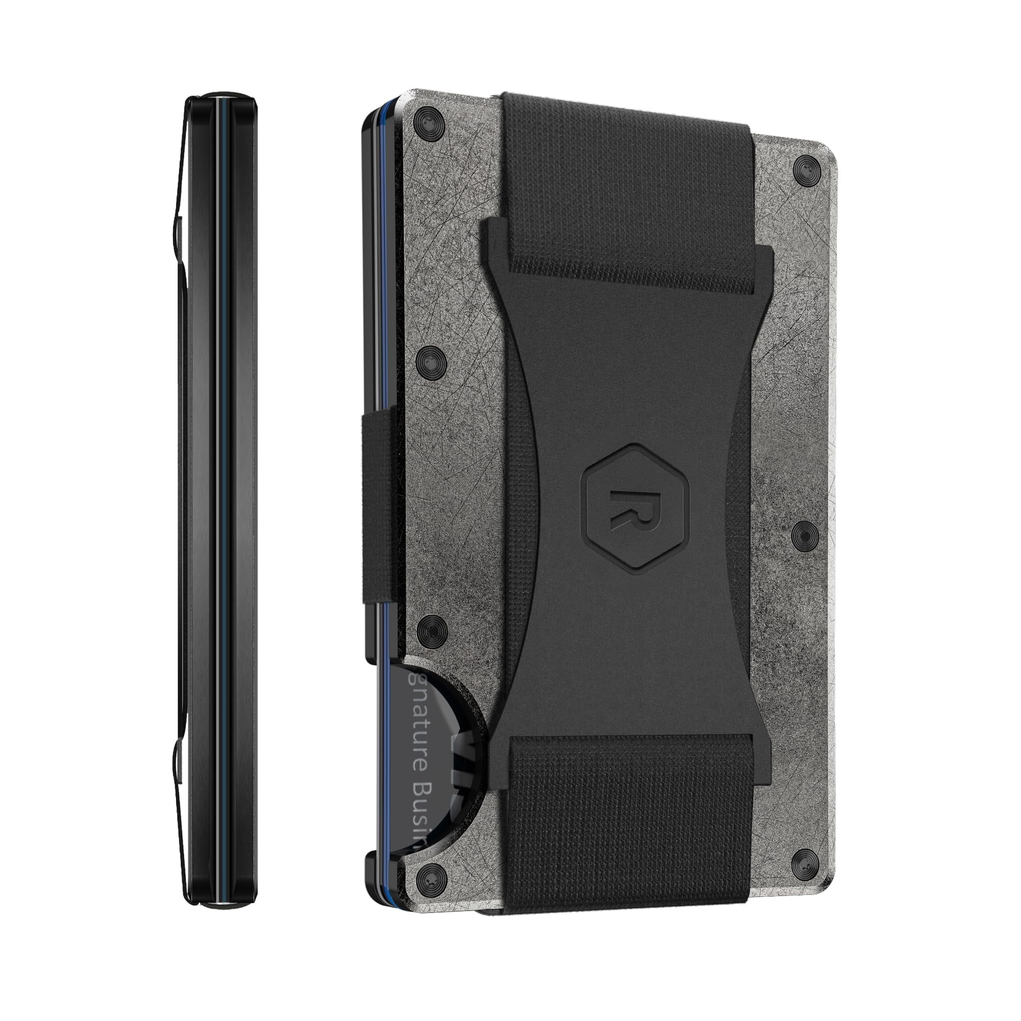 Billetera The Ridge Slim, Minimalista, Rfid, Bolsillo Frontal, Titanio