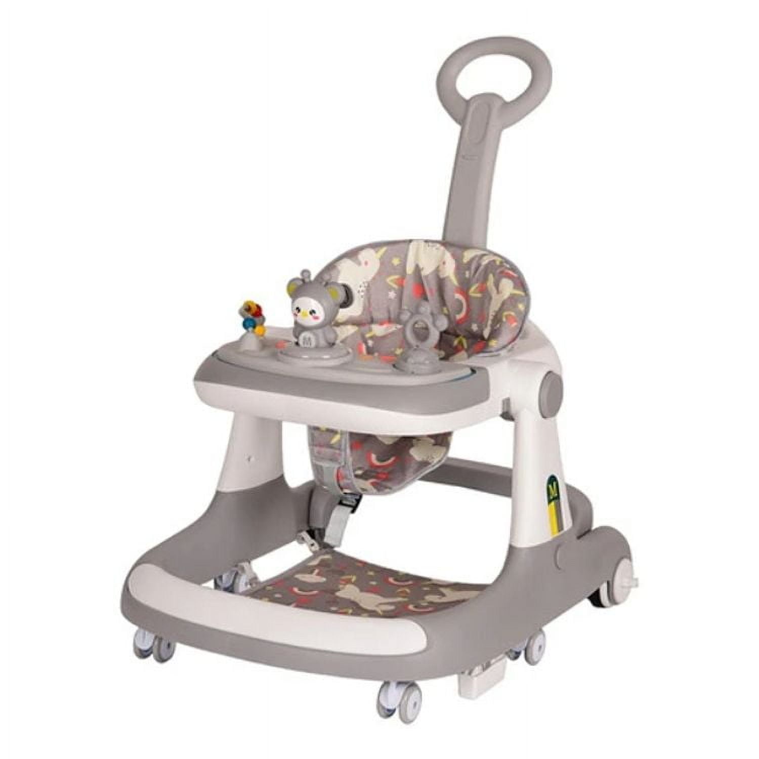 Crusec - Andadera Caminadora De Bebé Multifuncional Anticaída Unisex - Gris