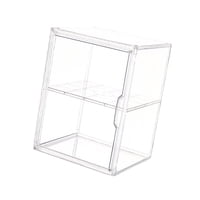 Bothyi - Figuras De Escaparate De La Vitrina De Exhibición Clear Stand De Toy Perfume Miniatures Doble Capa