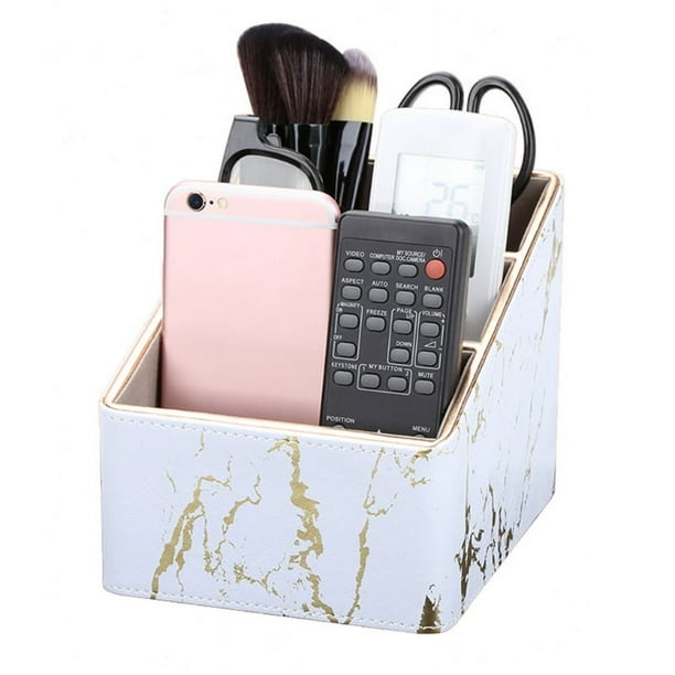 Organize Your Office Supplies with this 1pc Remote Control Storage Box - Multi-Function Desk Stationery Organizer