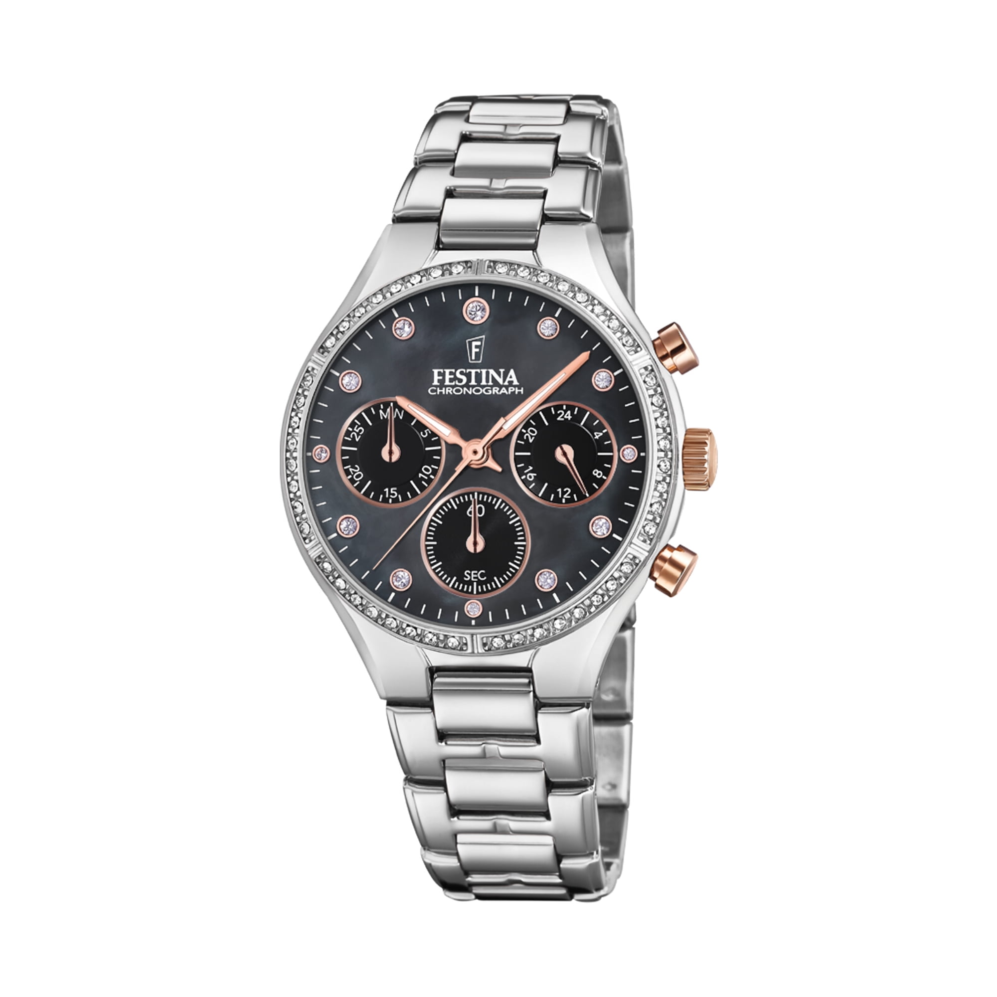 Festina - Reloj F20401 4 Negro Mujer Boyfriend Collection