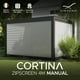 thumbnail image 5 of Cortina Manual Zipscreen Vincenzi 3,64 mts para Pérgola bioclimática, 5 of 6