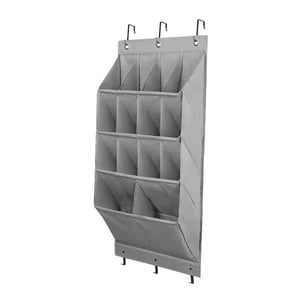 Magideal - Zapatero De Puerta Estrecha Organizador De Zapatos Colgante Para Niños Adultos Zapatero Reutilizable Para Puerta Organizador De Zapatos Para Artículos 14 Rejilla