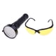 thumbnail image 1 of 100 LED UV Blacklight Linterna 395nm Lámpara De Luz Ultravioleta Con Gafas, 1 of 5