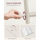 thumbnail image 5 of Escalera de madera Shelf VASAGLE de 5 niveles, 54 x 165 cm, color blanco crema, 5 of 7
