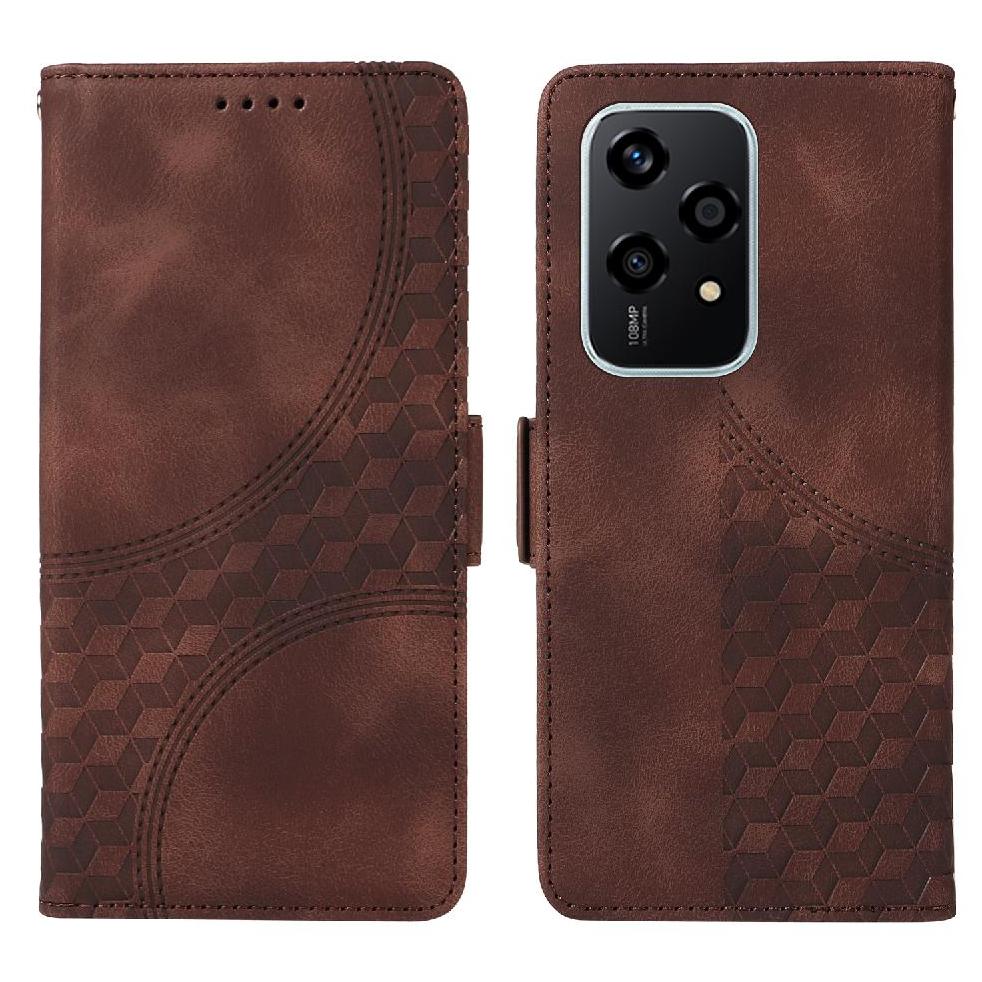 Carcasa Foxdock Honor 200 Lite 5G De Cuero Pu, Diseño Acolchado Clásico, Protección Contra Caídas Y Rayones