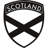Rienda Libre Graphics - Decomural Scotland Badge Scottish Flag Ws-18950