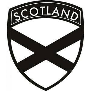 Rienda Libre Graphics - Decomural Scotland Badge Scottish Flag Ws-18950