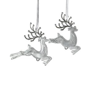 Magideal - 2 Colgantes De Acrílico Para De Navidad, Decoración Navideña, Adorno Colgante Reutilizable Para De Navidad Para Decoración De Año Nuevo,