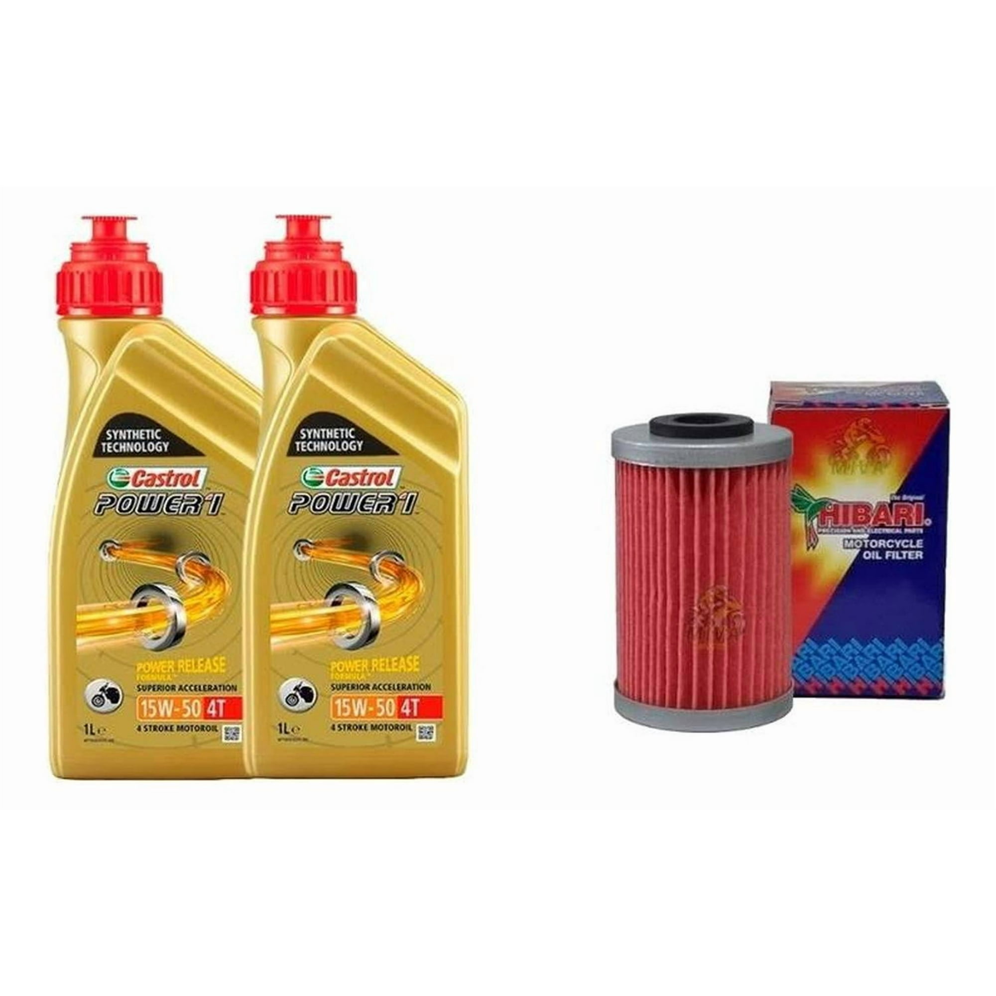 Castrol - Kit Mantencion Ktm Duke 200 / 250 / 390 - 2l + Filtro Japónes