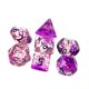thumbnail image 4 of 7 Dados Poliédricos Acrílicos, Regalos Para Ni?os, Juguetes, Accesorios Para Beber, Entretenimiento, Violeta, 4 of 5
