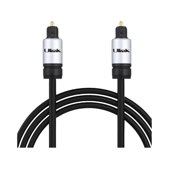 Cable De Audio Optico Digital Toslink Con Conectores Dorados