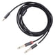 thumbnail image 2 of Cable 3,5 Mm 1/8 TRS A Doble 6,35 Mm 1/4 TS Cable Divisor Y 3 M, 2 of 5