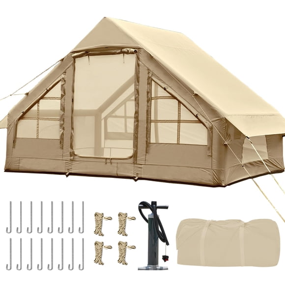 Tienda inflable catnaoa 300 cm Beige 4‑6 personas impermeable