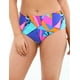 thumbnail image 1 of Bikini calzón colaless tiro alto estampado azul, 1 of 4