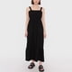 thumbnail image 3 of Vestido Mujer Lino Torta Negro Corona, 3 of 5