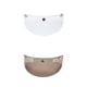 thumbnail image 1 of Casco De Motocicleta De 3 Broches. Visor Solar UV Peak, 1 of 4