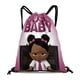 thumbnail image 1 of El Bebé Jefazo: Niña Africana Mochila de Cuerdas para Deportes y Gimnasio, Bolsa de Cuerdas Resistente al Agua, Bolsa Cinch, 30×40cm, 1 of 6