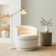 thumbnail image 5 of Lámpara Brightech Wyatt Crema con Pantalla Dorada Interior, 5 of 6